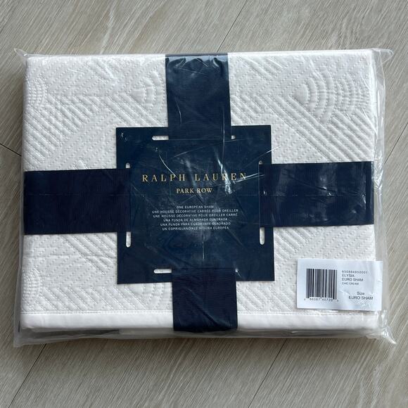 Ralph Lauren Park Row Elysia European Sham Chic Cream 26